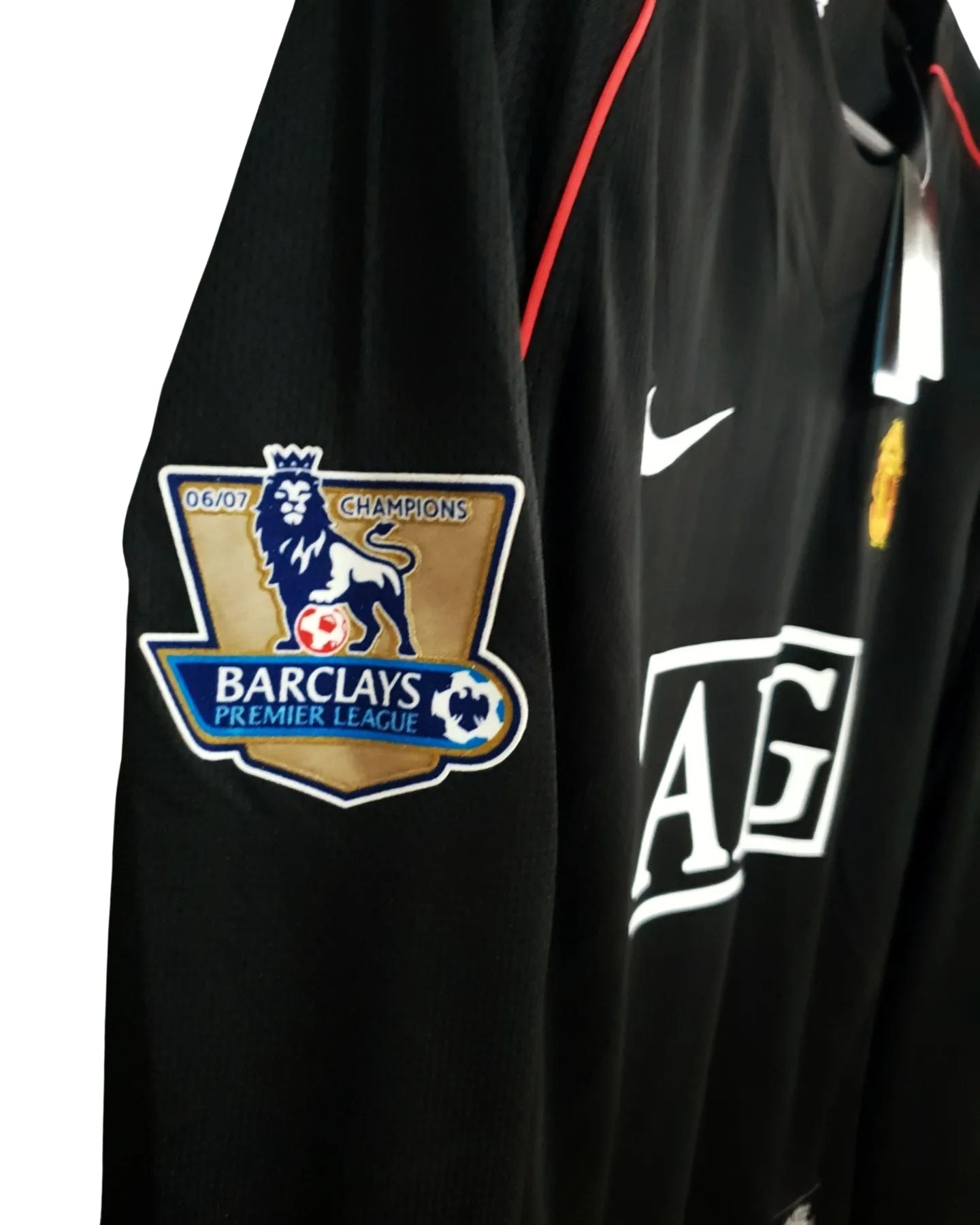 Cristiano Ronaldo #7 Jersey Manchester United 2007/2008 Long sleeve Black Away Jersey