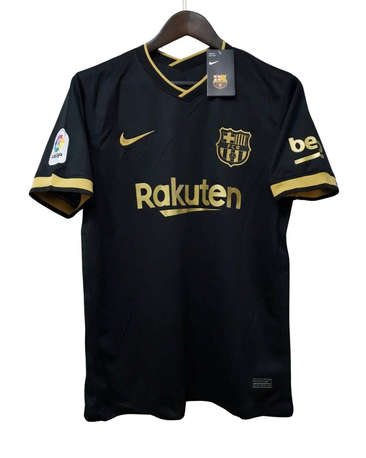 Messi #10 Jersey FC Barcelona 2020/2021 Football Shirt Away Black Soccer