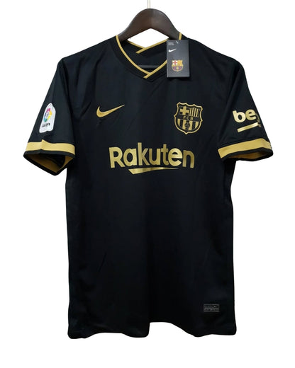 Messi #10 Jersey FC Barcelona 2020/2021 Football Shirt Away Black Soccer
