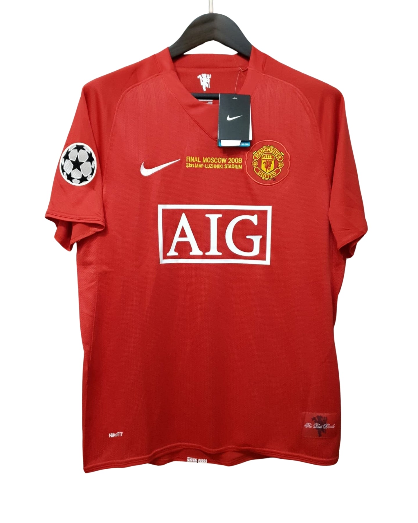 Cristiano Ronaldo #7 Manchester United 2008 Jersey UCL Final Home Shirt