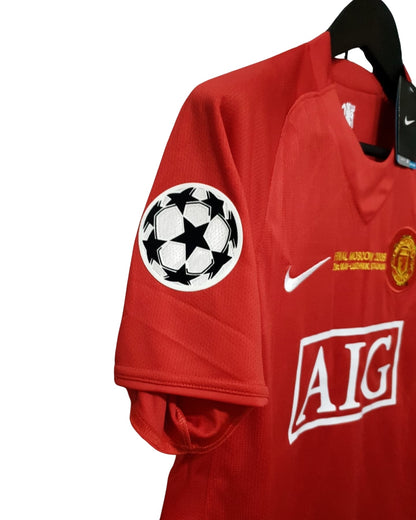 Cristiano Ronaldo #7 Manchester United 2008 Jersey UCL Final Home Shirt