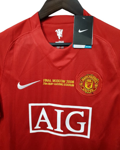Cristiano Ronaldo #7 Manchester United 2008 Jersey UCL Final Home Shirt