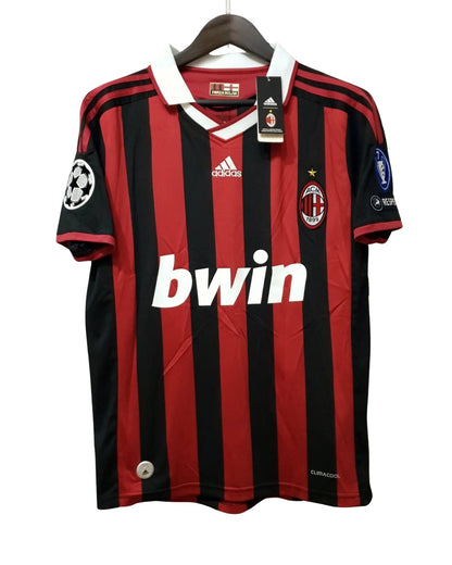Ronaldinho #80 AC Milan 2009/2010 Home Jersey