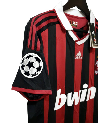 Ronaldinho #80 AC Milan 2009/2010 Home Jersey