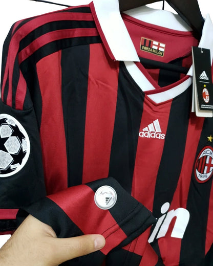 Ronaldinho #80 AC Milan 2009/2010 Home Jersey