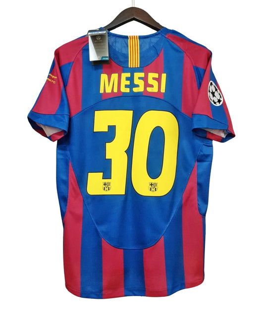 Messi #30 jersey FC Barcelona 2005/2006 Final Champions League shirt