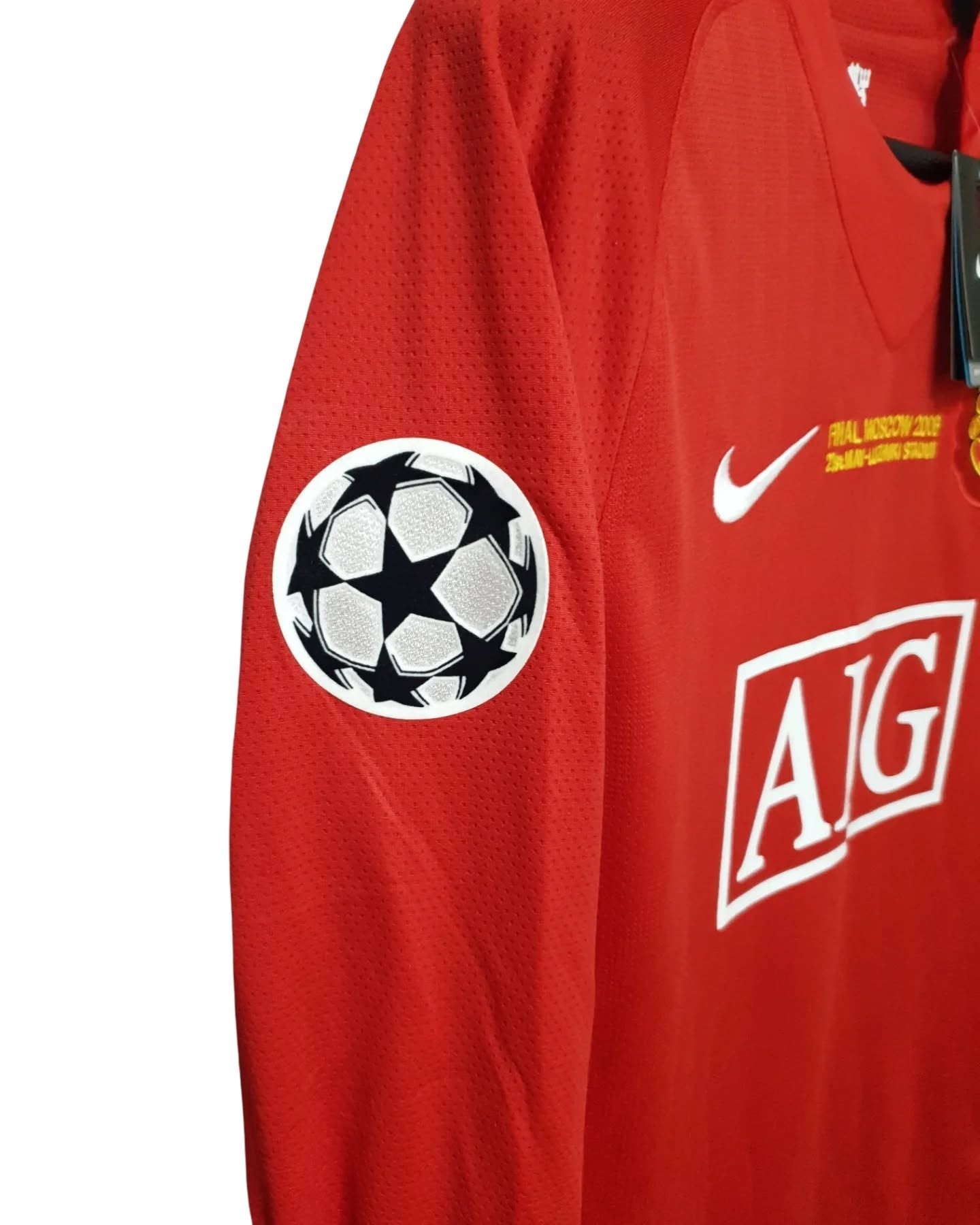 Cristiano Ronaldo #7 Jersey Manchester United 2008 UCL Final Long sleeve Home