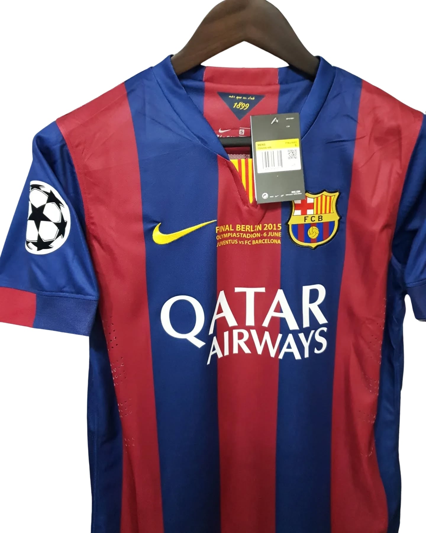 Messi #10 Jersey FC Barcelona 2014-2015 Home Retro Champions League Edition