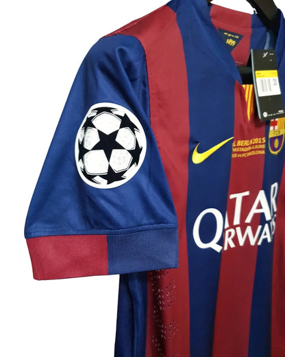 Messi #10 Jersey FC Barcelona 2014-2015 Home Retro Champions League Edition