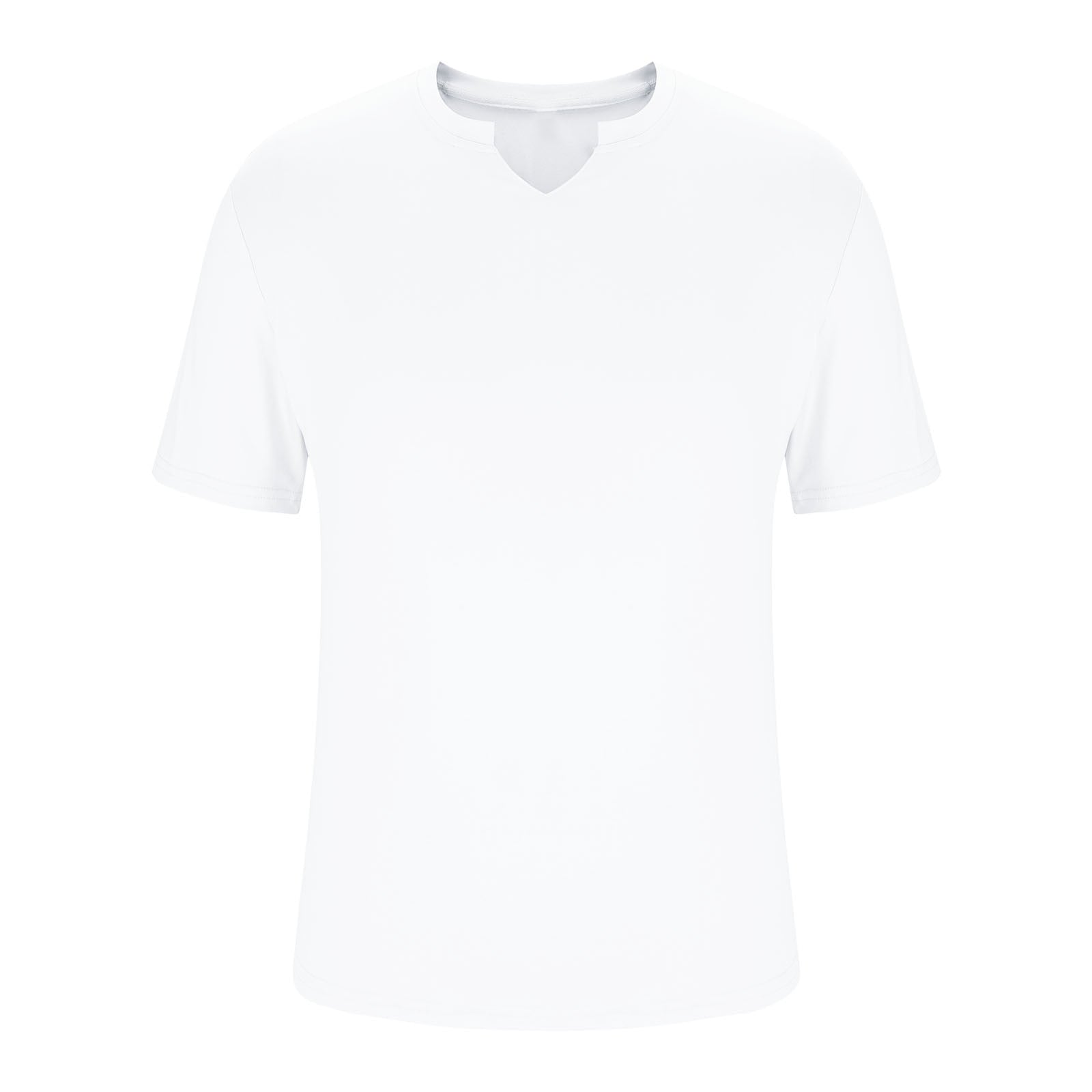 Men’s Short Sleeve Sports T-Shirt – Quick Dry, Breathable, White