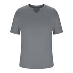 Men’s Short Sleeve Sports T-Shirt – Quick Dry, Breathable, Gray