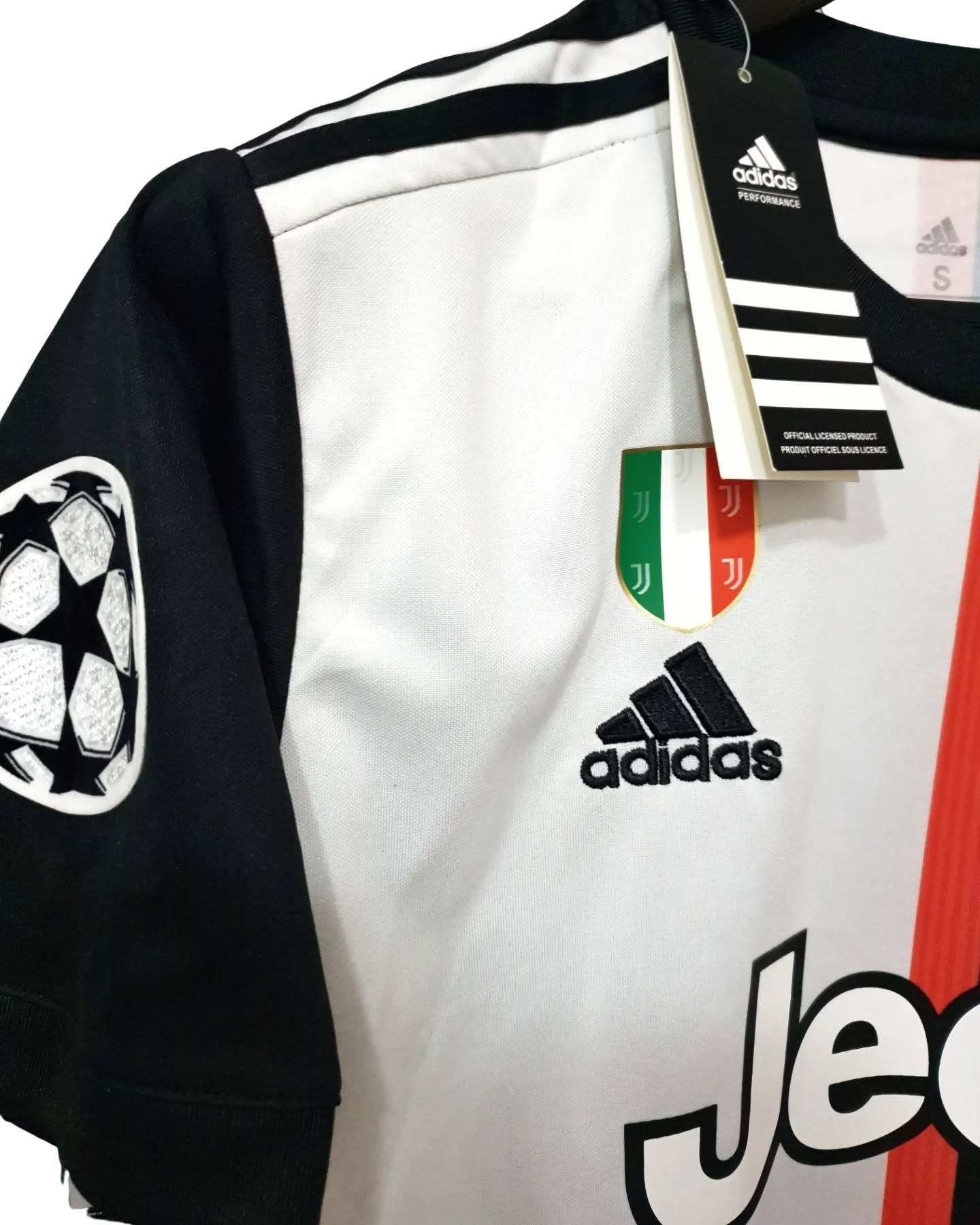 Cristiano Ronaldo #7 Juventus 2019–20 Home Jersey with UCL Patch