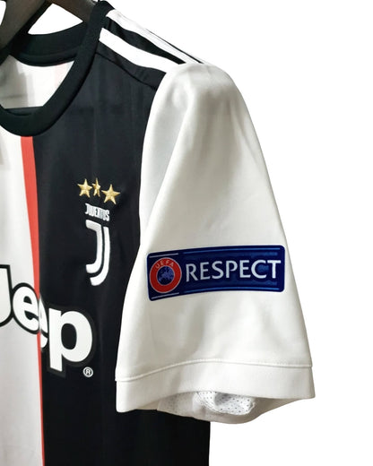 Cristiano Ronaldo #7 Juventus 2019–20 Home Jersey with UCL Patch