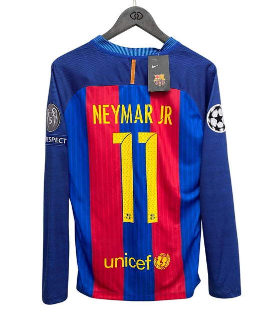 Neymar 11 Jersey FC Barcelona Jersey Champions League 2016/2017 Long Sleeve