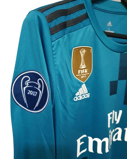 Ronaldo #7 Jersey Real Madrid Champions League 2017/2018 Long Sleeve Jersey