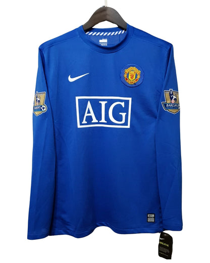Cristiano Ronaldo#7 Jersey Away Manchester United 2007/2008 Long Sleeve